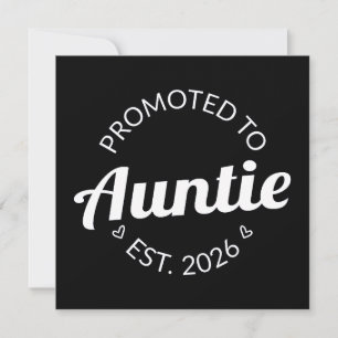 Für Tanten nach Osten befördert. 2026 Feiertagskarte