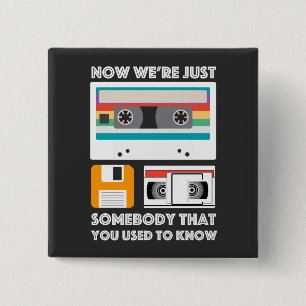 Für Tech Gadget Liebhaber der Alten Schule - VHS,  Button