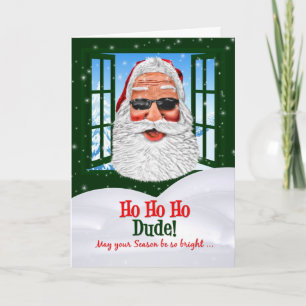 für Teen Cool Santa in Sonnenbrille zu Weihnachten