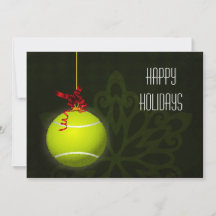 für Tennisspieler Weihnachtskarten