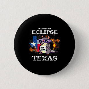Für Texas Sonnenfinsternis 8. April Button