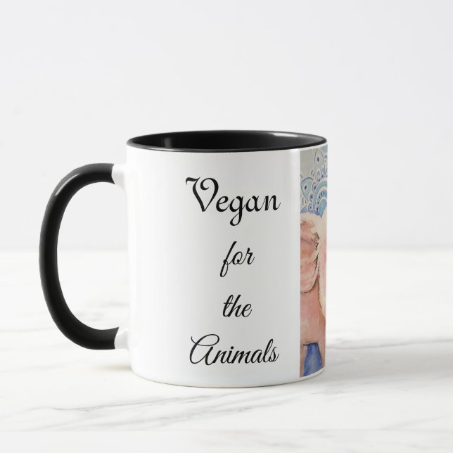 FÜR TIERE VEGANE TASSE (Links)