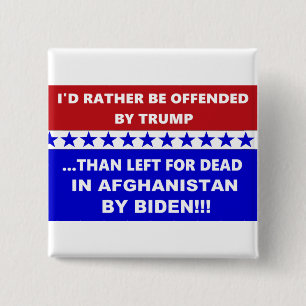 Für tot Verlassen Anti-Biden-Afghanistan Button