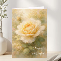 Für Trost beten Christliche gelbe Rosen-Sympathie