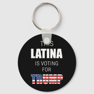 Für Trump 2020 Wahlpräsident Hispanic Women Schlüsselanhänger