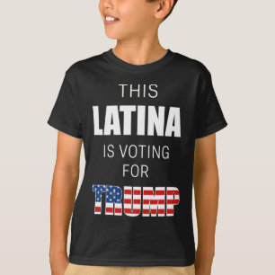 Für Trump 2020 Wahlpräsident Hispanic Women T-Shirt