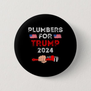 Für Trump 2024 Abstimmung für Präsidentschaftswahl Button