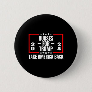 Für Trump 2024: Amerika zurück nehmen Button
