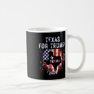 Für Trump 2024 Amerikanische Flagge - Vintage Kaffeetasse