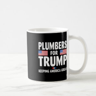 Für Trump 2024 Behaltend Amerika große Flagge Kaffeetasse