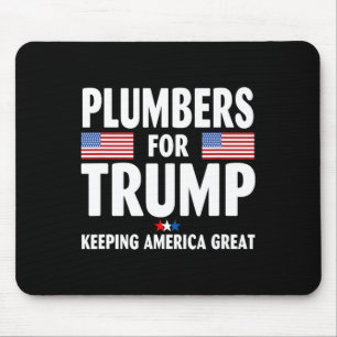 Für Trump 2024 Behaltend Amerika große Flagge Mousepad