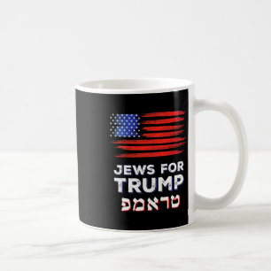 Für Trump 2024 Israel Usa Hebräische Wahl Judin V Kaffeetasse