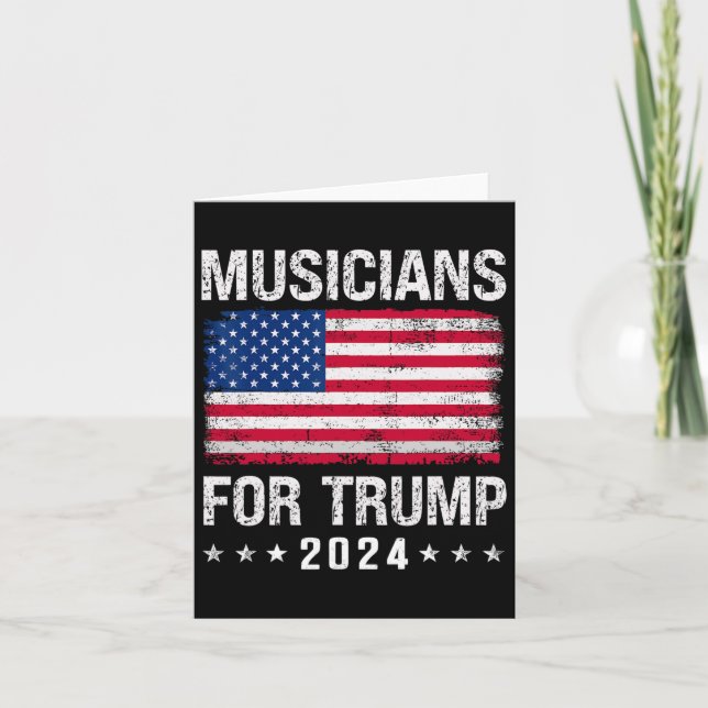Für Trump 2024 Karte (Vorderseite)