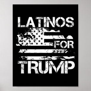 Für Trump 2024 Konservative Funny Election Usa Fla Poster