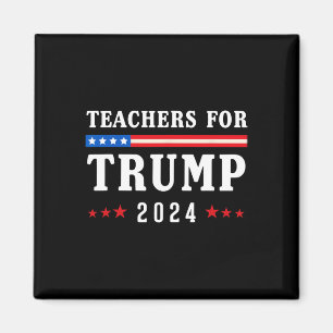 Für Trump 2024: Patriotische amerikanische Flagge Magnet