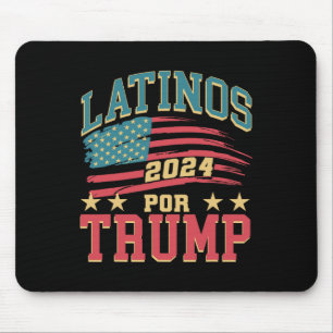 Für Trump 2024 Präsidentenwahl Hispanic Latina Mousepad