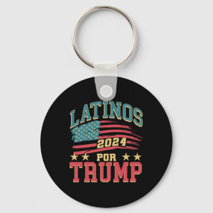 Für Trump 2024 Präsidentenwahl Hispanic Latina Schlüsselanhänger