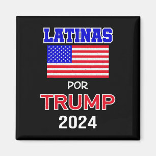 Für Trump 2024 Pro Trump - Latinas Por Trump Magnet
