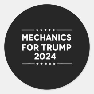 Für Trump 2024 Runder Aufkleber