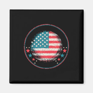 Für Trump 2024: US-Flagge1 Magnet