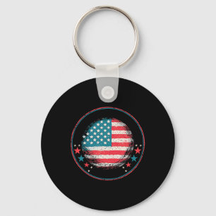 Für Trump 2024: US-Flagge1 Schlüsselanhänger