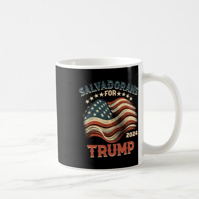 Für Trump 2024 - US-Flagge Kaffeetasse (Rechts)