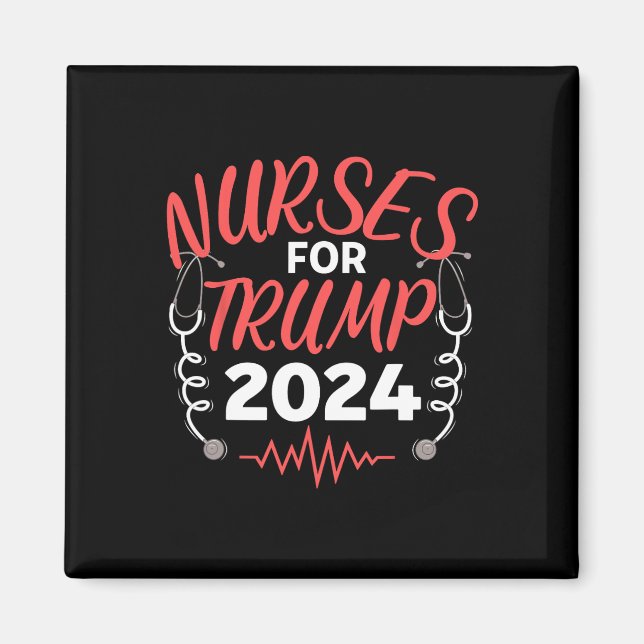 Für Trump 2024 Wahl Magnet (Vorne)