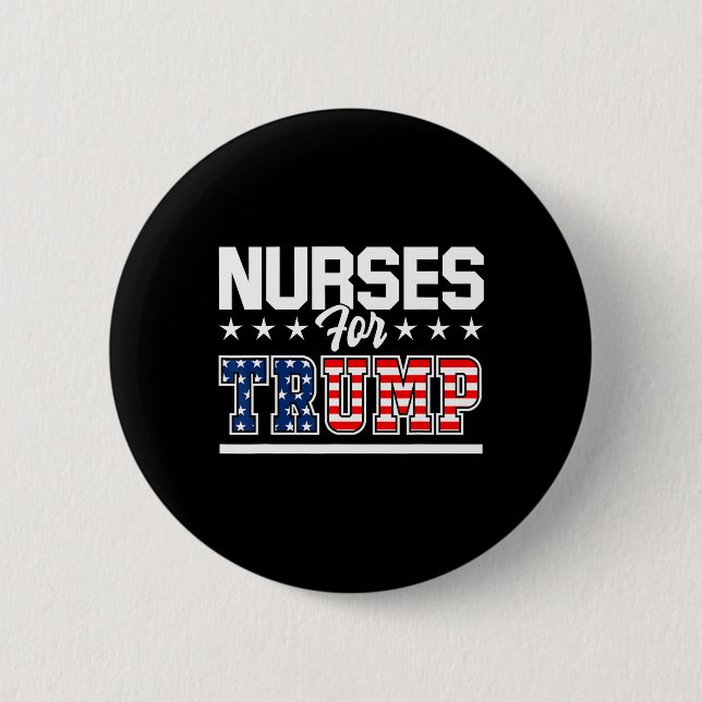 Für Trump America President 2020 Duty Scrubs Button (Vorderseite)