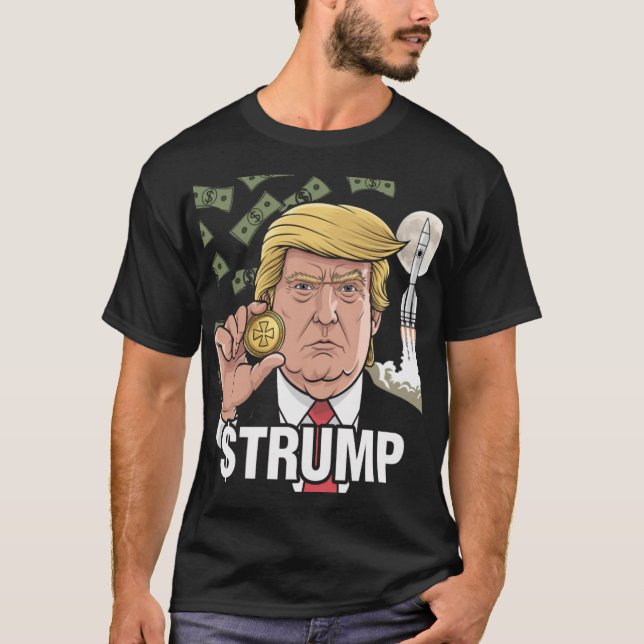 Für Trump Gag ist der offizielle TRUMP-Meme-Münzkr T-Shirt (Vorderseite)