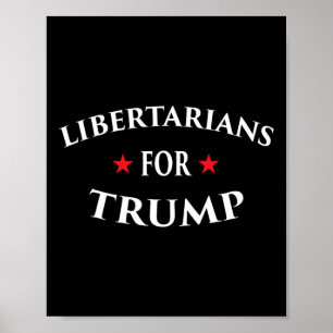 Für Trump Party Unabhängige Rote Welle Poster