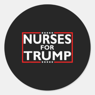Für Trump-Präsidentschaftswahl 2024 Runder Aufkleber