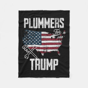 Für Trump Wahlspass 45 47 amerikanische Flagge Fleecedecke
