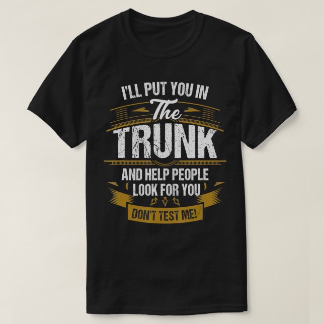 Für U-Dont-Test T-Shirt (Design vorne)