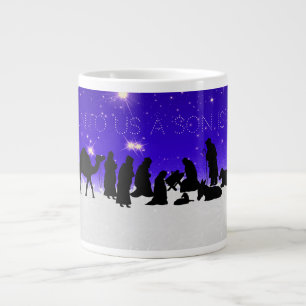 Für uns ist ein Sohn Nativität auf Jumbo-Tasse