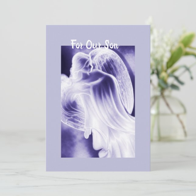Für unseren Sohn Karte (Stehend Vorderseite)