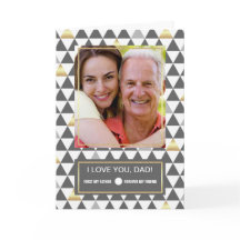 Für Vater am Vatertag. Benutzerdefiniertes Foto