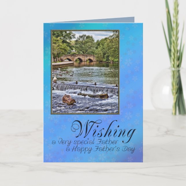 Für Vater am Vatertag Karte (Vorderseite)