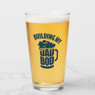 Für Vater Gebäude mein Vater Bod Funny Beer Spaß Glas