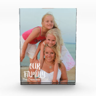 Für Vater-kundenspezifischen Foto-Block Fotoblock