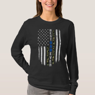 Für Vater Mens Bester Vater je amerikanischer Fahn T-Shirt