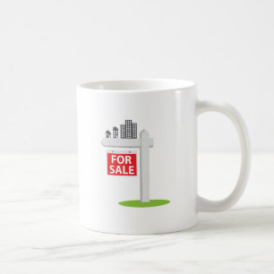 Für Verkaufs-Zeichen Tasse