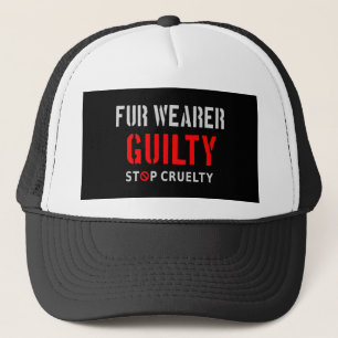Fur wearer guilty truckerkappe