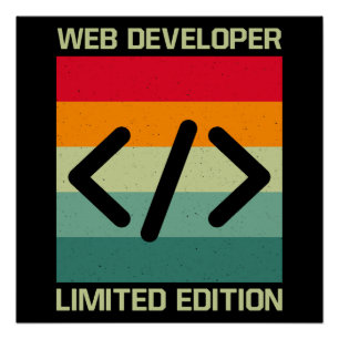 Für Webentwickler Poster