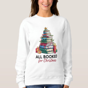 Für Weihnachtsleser gebucht Sweatshirt