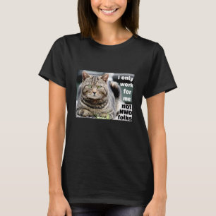 Für wen arbeitest du? (dunkel) T - Shirt