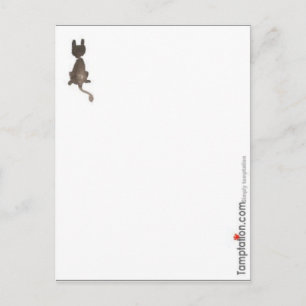 Für wen bist du gewartet? postkarte