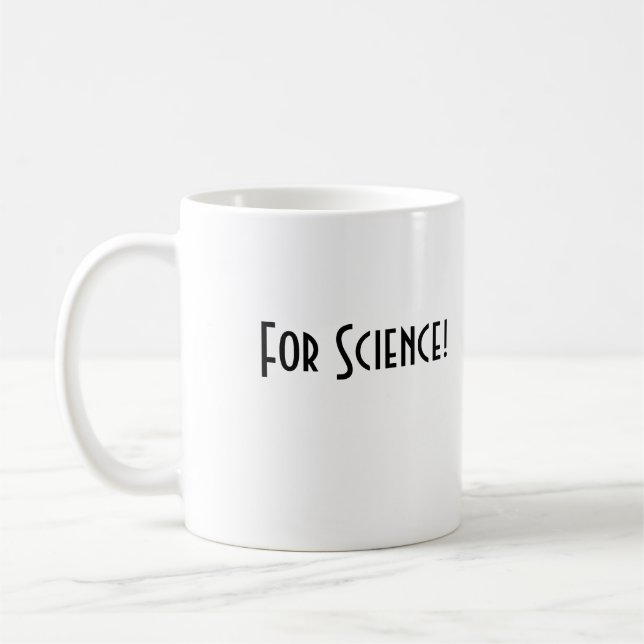 Für Wissenschafts-Tasse Tasse (Links)