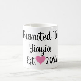 Für Yiayia Black & Pink Tasse