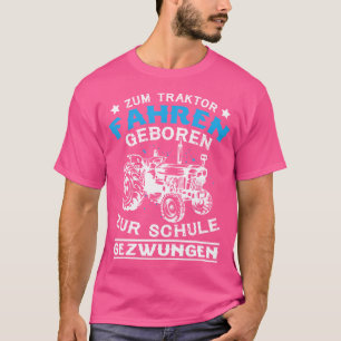 für Zugmaschinen, die Geboren zum Schulfahrzeug mi T-Shirt