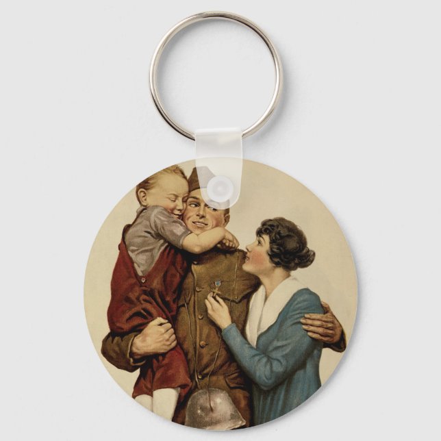 Für Zuhause und Land Schlüsselanhänger (Vorderseite)